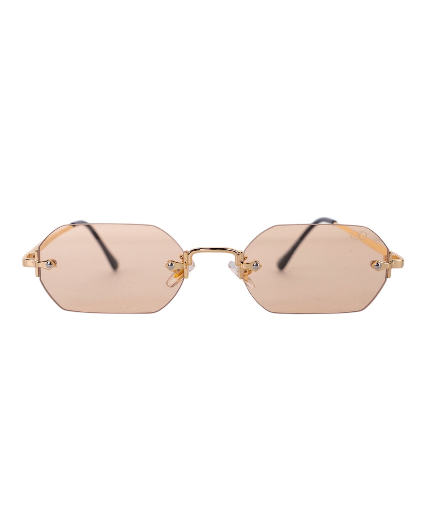 Vintage Polygon Brown Gold