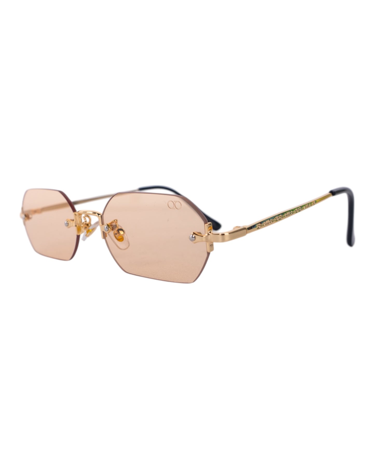Vintage Polygon Brown Gold